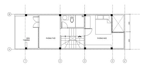 Ngẩn Ngơ Trước Mẫu Thiết Kế Nhà Ống 3 tầng 4x12m