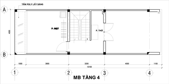 Chiêm ngưỡng thiết kế nhà ống 4 tầng 4x12m đẹp hiện đại