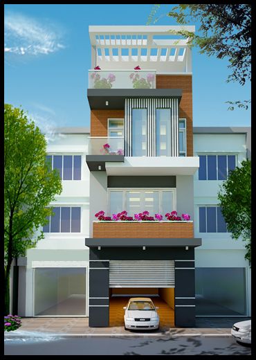 50 sắc thái thiết kế nhà phố 3 tầng hiện đại