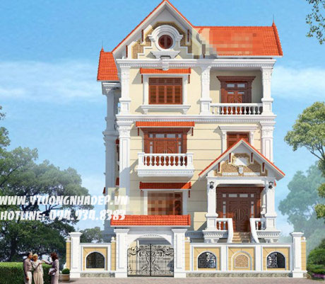 25 mẫu thiết kế biệt thự 4 tầng cho nhà Việt
