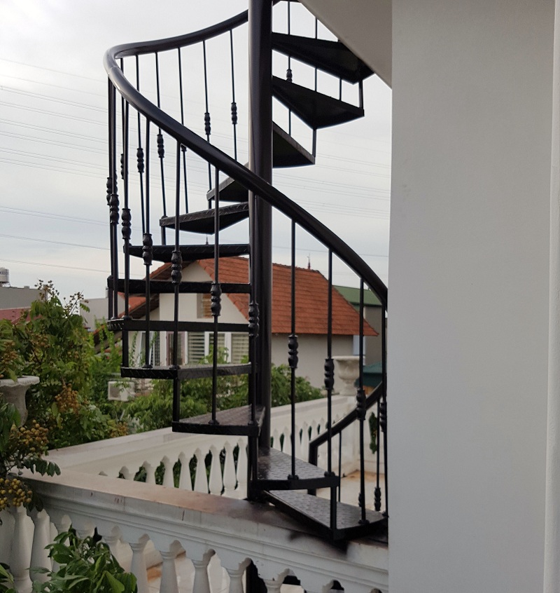 135 mẫu cầu thang sắt đẹp phù hợp kiến trúc nhà ống