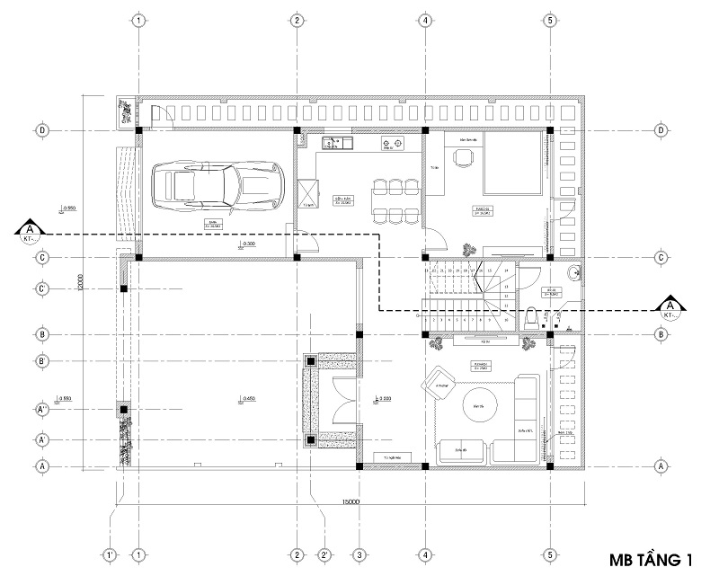 10 mẫu bản vẽ thiết kế biệt thự 2 tầng đẹp mê ly 2021