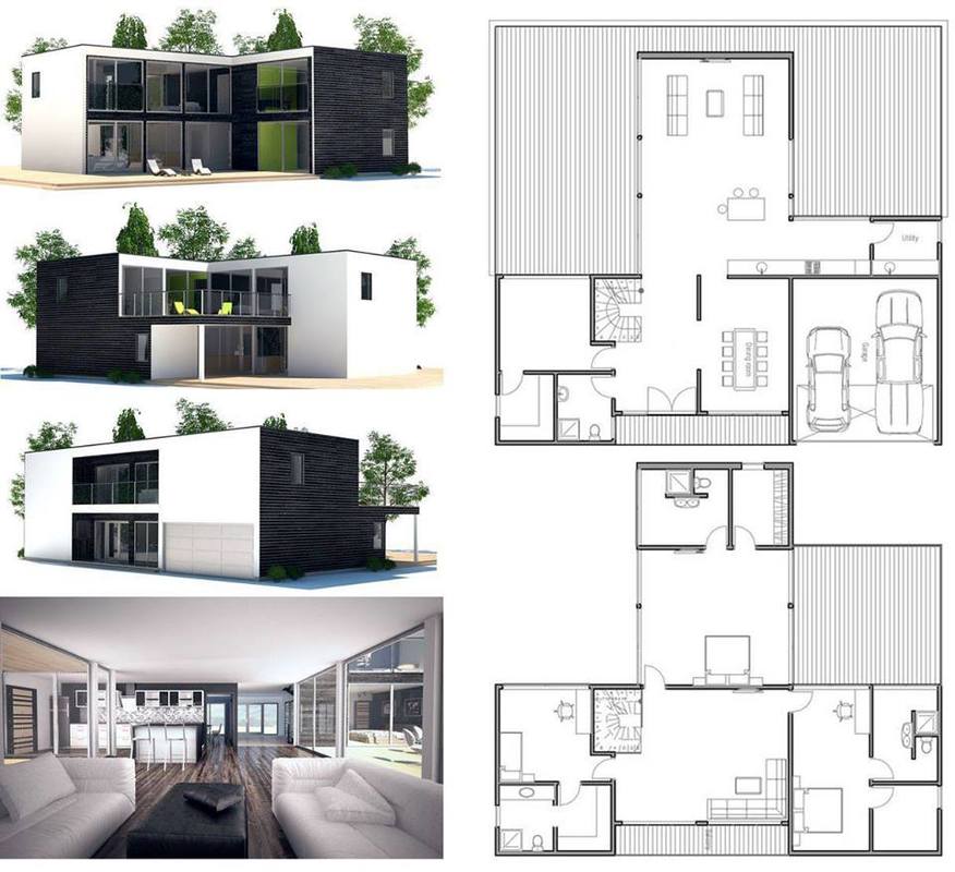 10 hình mẫu kiến thiết căn nhà biệt thự nghỉ dưỡng cao cấp đẹp mắt diện tích S nhỏ | Thiết nối tiếp biệt thự