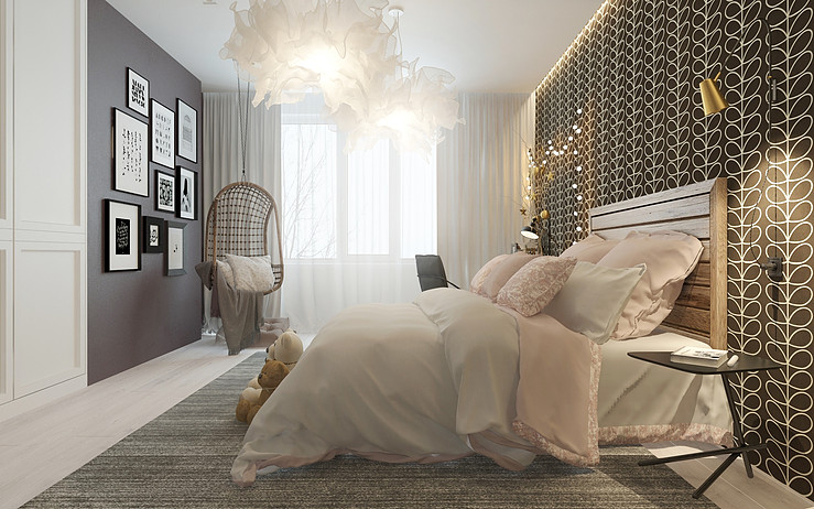Mẫu thiết kế không gian phòng ngủ hiện đại đốn tim nhiều phái đẹp