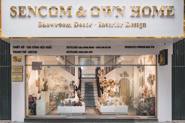 Sencom - Lựa chọn showroom decor trang trí hàng đầu trên thị trường hiện nay