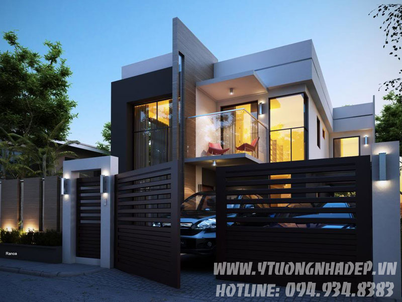 Thiết kế nhà 2 tầng đẹp