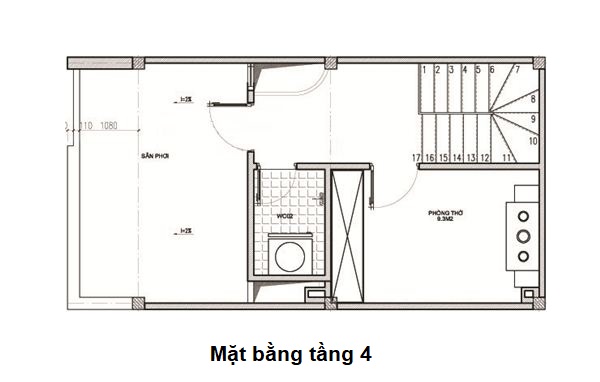 thiết kế nhà 40m2