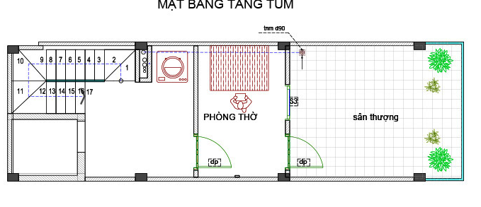 Thiết kế nhà 4x11m