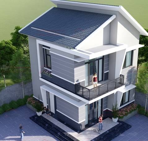 Thiết kế nhà 7 x 8m