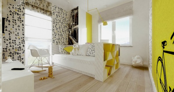 Thiết kế nội thất phòng ngủ nhỏ đơn giản mà đẹp cho bé gái