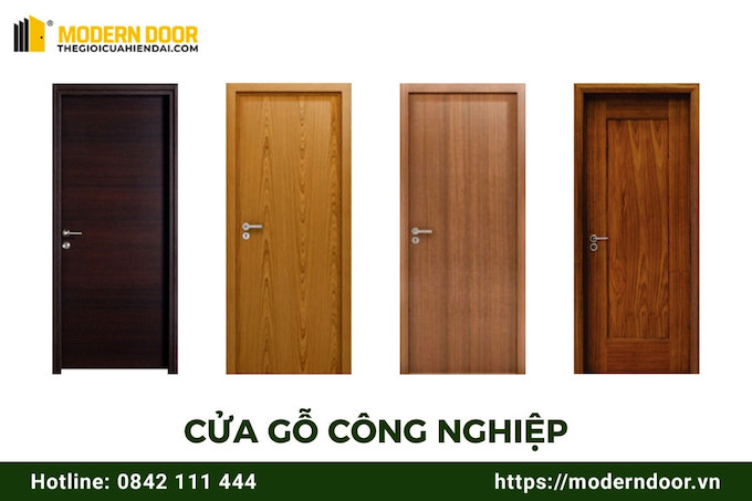 Tổng hợp các loại cửa gỗ công nghiệp chất lượng
