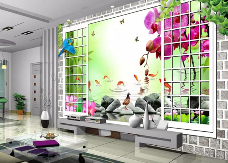 Ứng dụng gạch tranh 3d trong thiết kế nội thất nhà đẹp