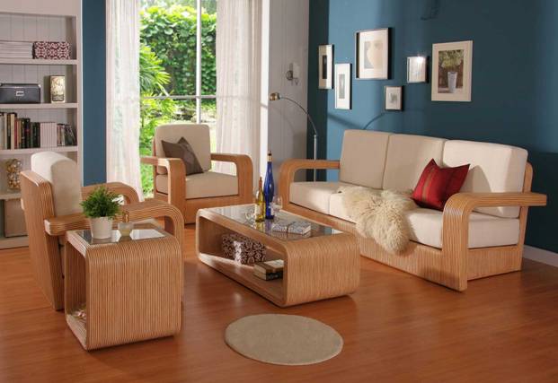 Bàn ghế Sofa gỗ phòng khách Hà Nội - Xu hướng Nội thất hiện đại