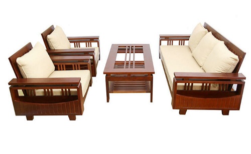 Bàn ghế Sofa gỗ phòng khách Hà Nội - Xu hướng Nội thất hiện đại