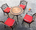 5 mẫu bàn ghế nhôm đúc ngoài trời đẹp nhất cho sân vườn