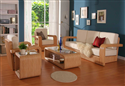 Sofa gỗ phòng khách - Xu hướng Nội thất hiện đại